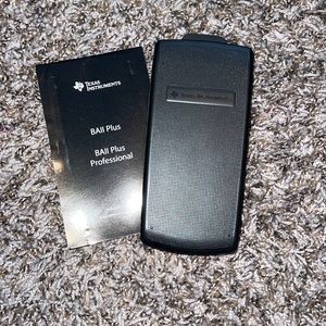 texas instruments BAII financial calculator